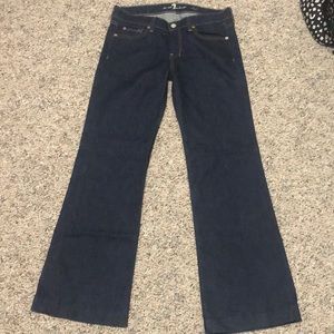 7 For All Mankind Indigo Rinse Dojo Jeans 29